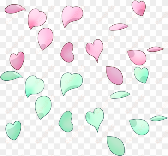 floating hearts pastelsfreetoedit - illustration