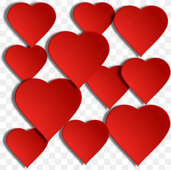 floating hearts png - love u gift video