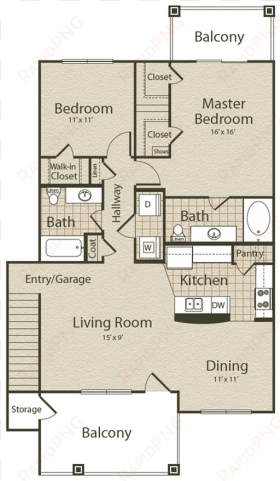 floor plansthe pacific - enclave on golden triangle apartments