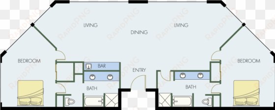 floorplans - mgm skyline marquee suite floor plan