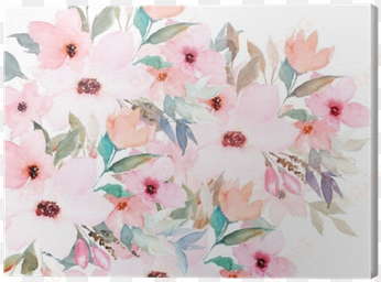 floral card canvas print • pixers® • we live to change - obraz flamingi 3 30 x 30 cm