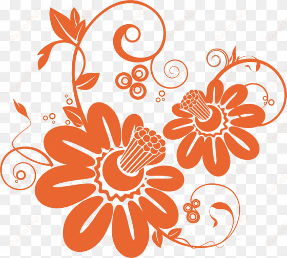 floral pattern png transparent image library download - wedding card design black & white