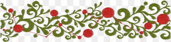 floral red green christmas ornament 5'x7'area rug