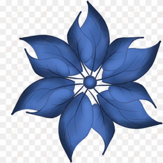 flores azules png - flower