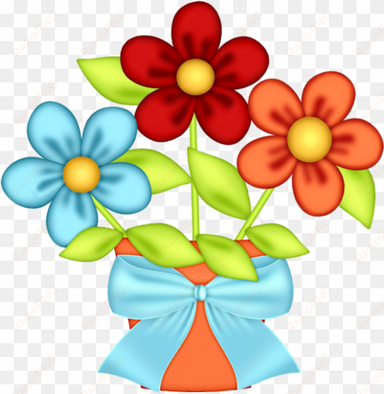 flores coloridas, flores pequeñas, flores animadas, - imagenes animadas de unas flores en maceta
