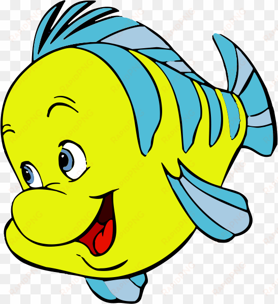 flounder character - flounder little mermaid