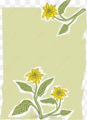 flower background royalty free vector clip art illustration