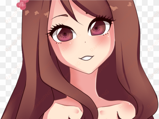 Flower Crown By Bunnymuni On Deviantart - Flower Crown Anime Girls With Brown Hair transparent png image