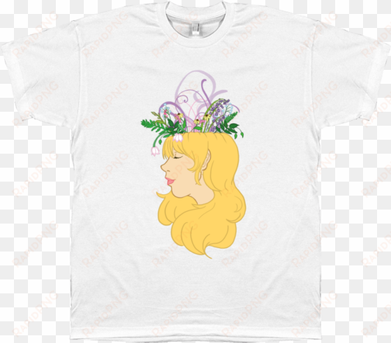 flower crown t-shirt - laptop