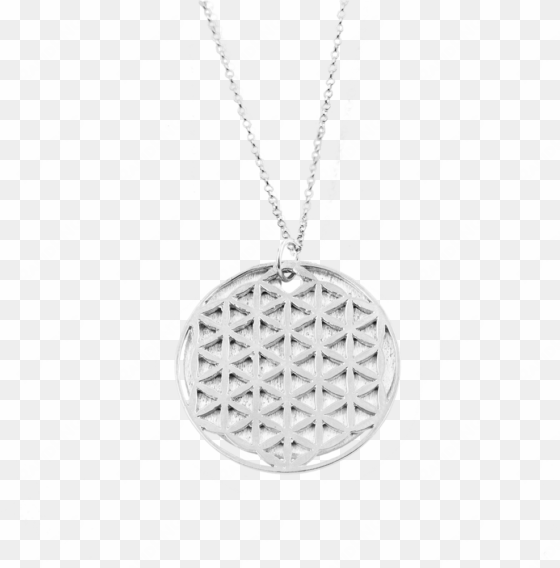 flower of life necklace - locket