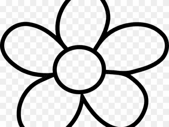 flower outline clipart 9 350 x 351 carwad net - coloring pages flower