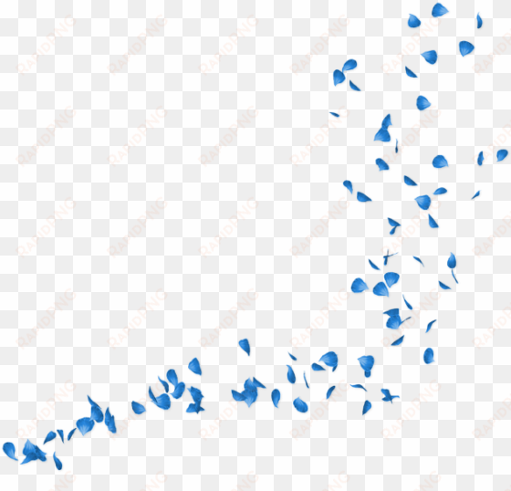 flower petals png download - blue petals png