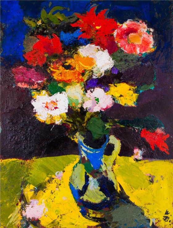 flower still life painter - bouquet