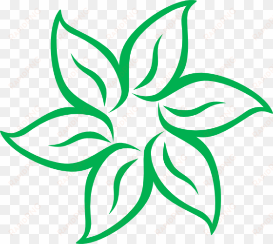 flower vector green png