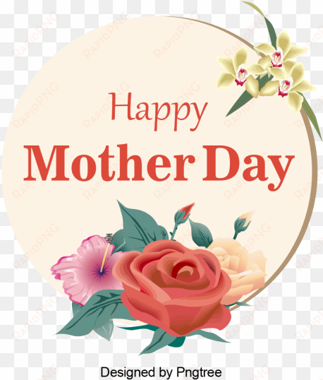 flower vector happy mother's day, flower vector, happy - mother's day