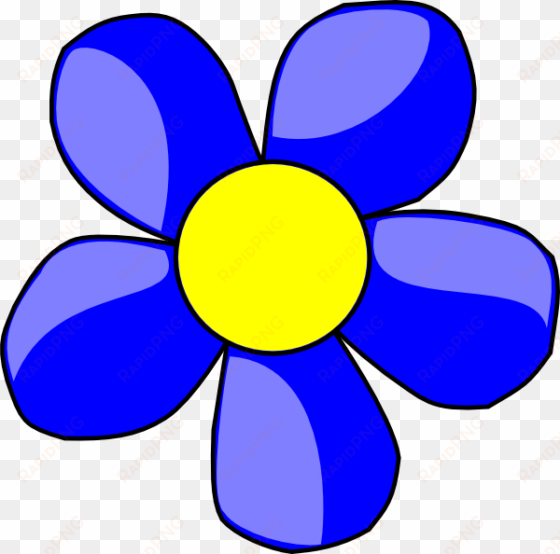 flowers clipart clipart - clip art blue flower