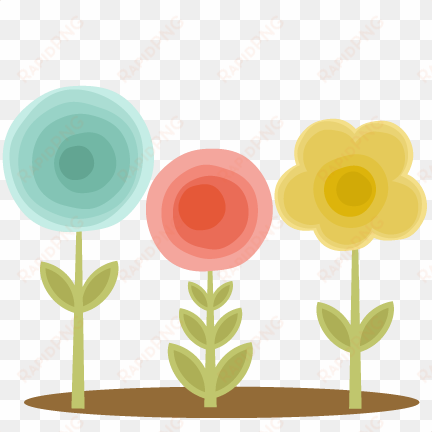 Flowers Group Svg Cutting Files Doodle Cut Files For - Group Of Flowers Clipart transparent png image