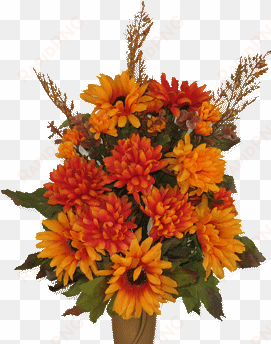 flowers png file - silk cemetery flowers for fall