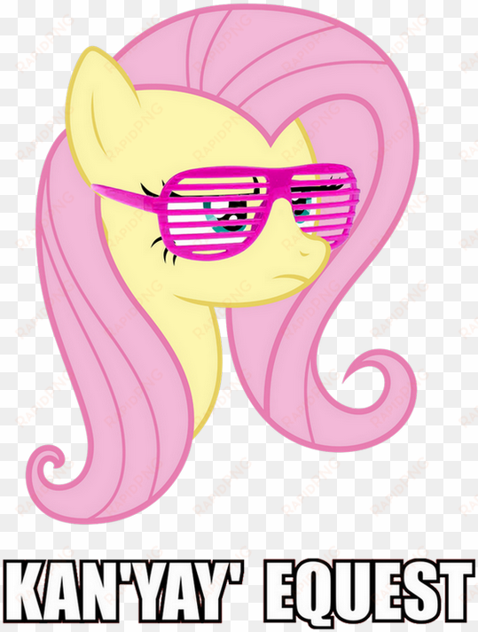 fluttershy, image macro, kanye west, rapper, safe, - street team killms