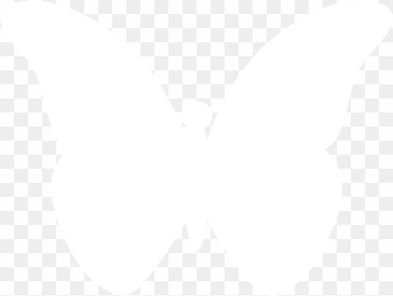 flying butterfly silhouette by paperlightbox - white butterfly silhouette png