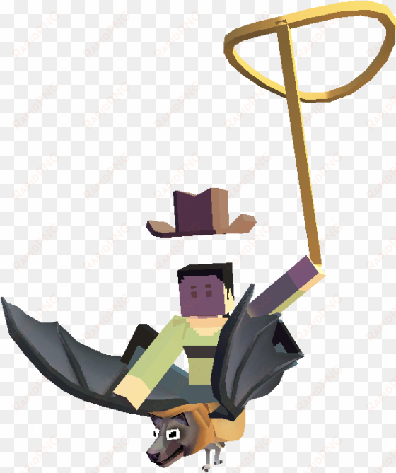 flying fox icon - cartoon
