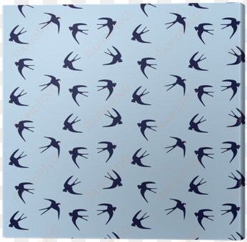 flying swallows flock of birds seamless pattern of - bird