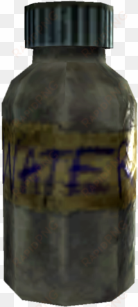 fo3 dirty water - glass bottle