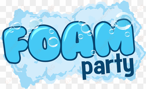 foam clipart foam party - foam party logo png