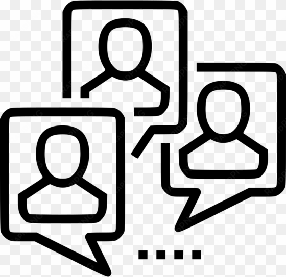 focus group comments - focus group discussion icon