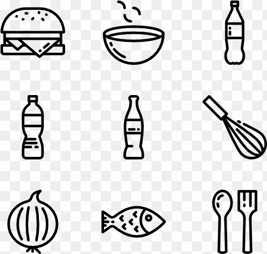 food and restaurant - food line icon png