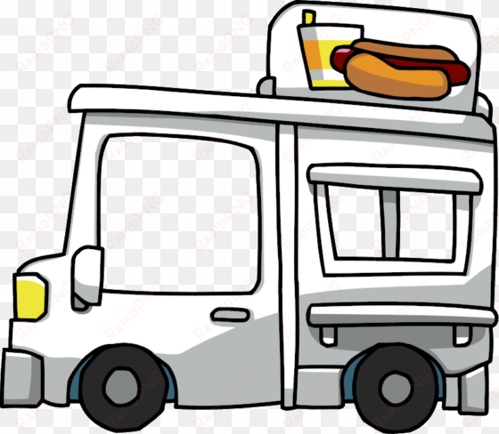food truck clipart - cartoon food truck png