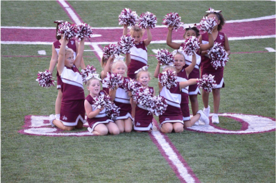 football and cheer - cheerleading