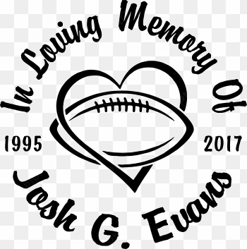 football heart die cut vinyl decal for the - loving memory semi decal