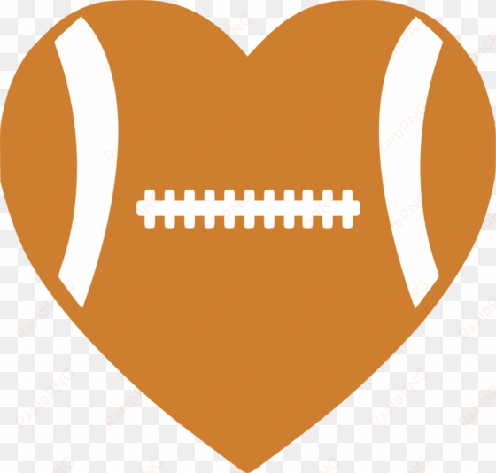 football heart - heart football png free download