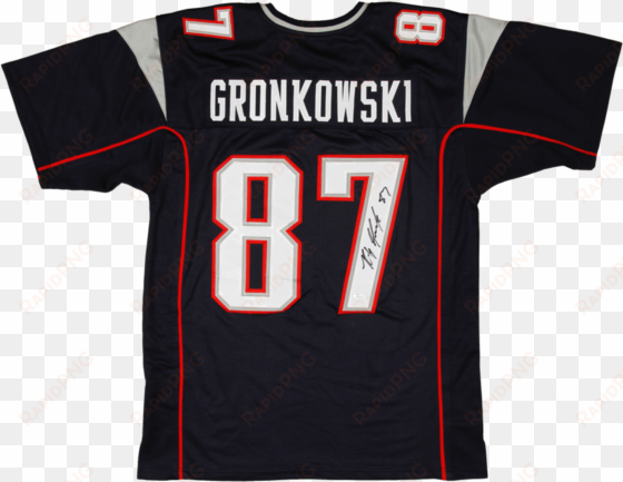 for every $50 you donate, you will be entered for a - signed rob gronkowski jersey
