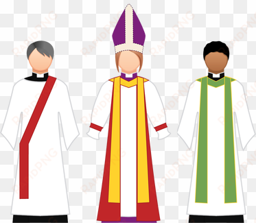 for holy orders they bestow three ranks - 3 degrees of priesthood