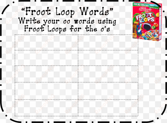 for your loopy printable click here - froot loops