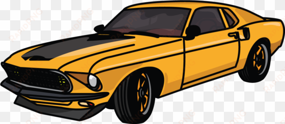 Ford Mustang Anvil - Mustang Car Drawing transparent png image