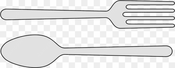 fork spoon knife household silver lusikkahaarukka - spoon and fork clipart