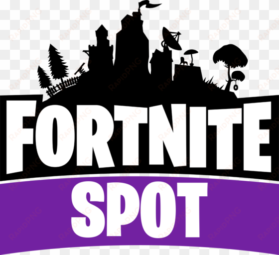 fortnitespot - fortnite logo silhouette