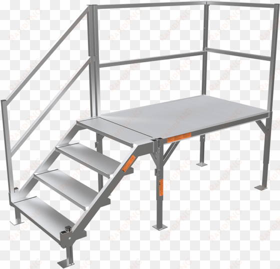 fortress® osha stair system - aluminum temporary stair
