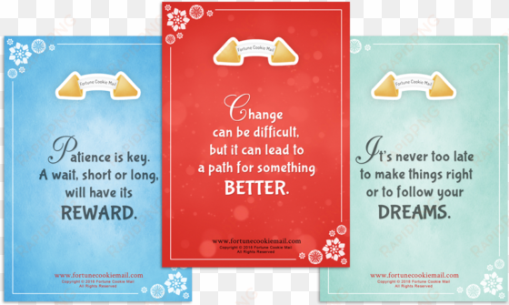 fortune cookie mail card samples - fortune cookie