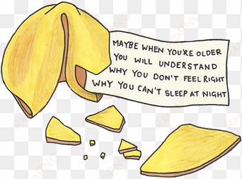 fortune cookie, quote, and sad image - arcade fire best quotes