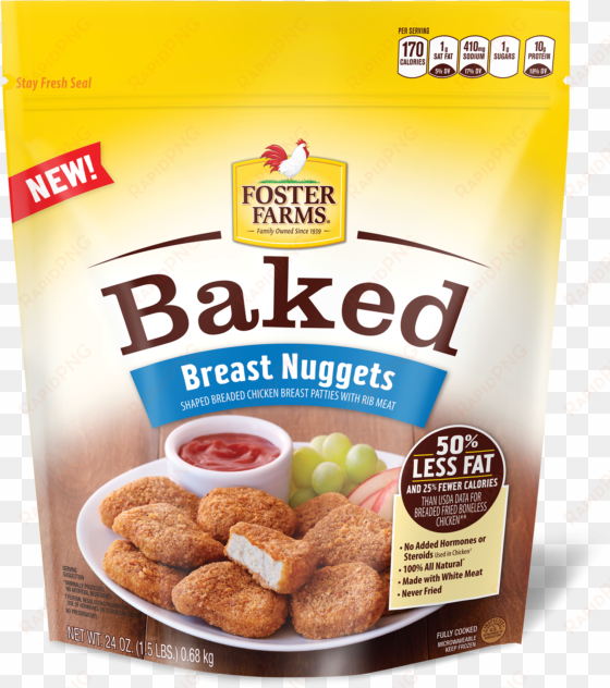 foster farms original baked chicken breast nuggets - foster farms baked nuggets