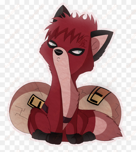 fox, gaara, and naruto image - gaara