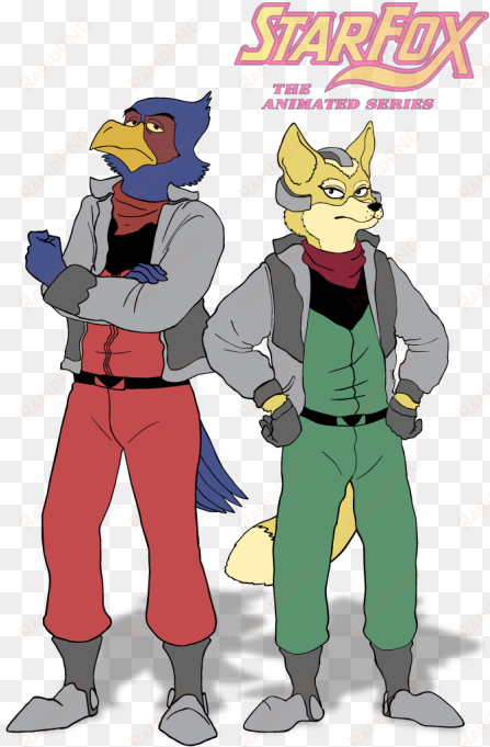 fox mccloud and falco lombardi from star fox - fox mccloud a fox in space