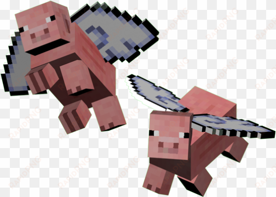 fpig1 - minecraft pig with wings