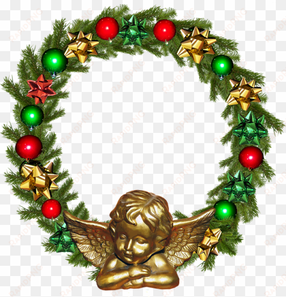 frame, border, christmas, angel - กรอบ คริสต์มาส