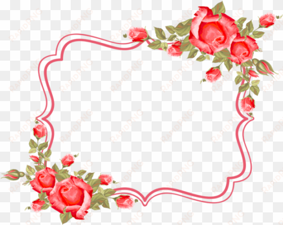 frame flower, frame, flower, roses png and vector - wedding