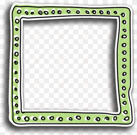 frame frames green white border borders - picture frame
